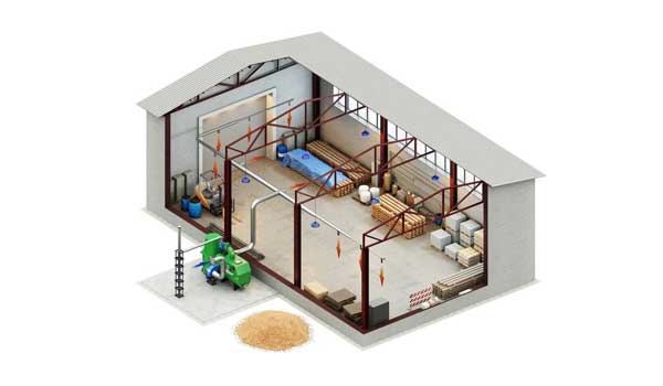 покраска производственных помещений